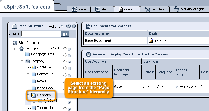 creating a job application form